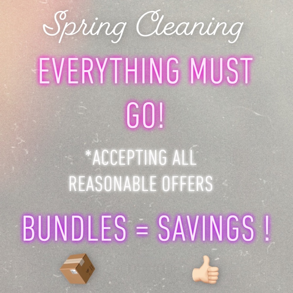 Spring cleaning sale!